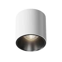 Светильник накладной Alfa LED C064CL-L12W4K-D Maytoni белый 1 лампа, основание белое в стиле хай-тек современный круглый